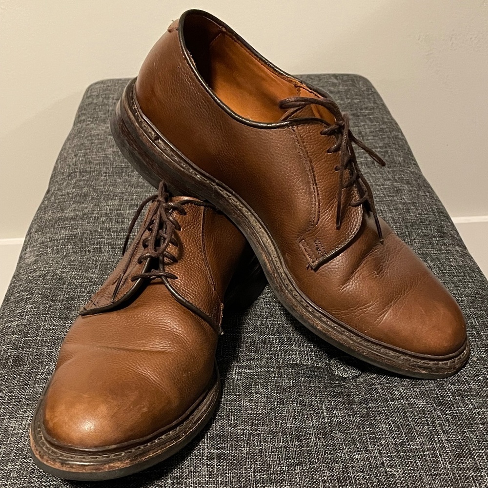 Allen Edmonds Leeds Plain Toe Blucher Dress Shoe